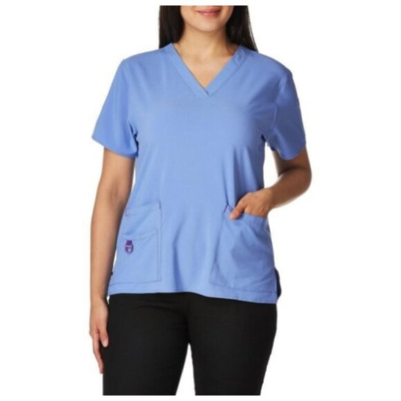 **Carhartt** C12110 - Women's Force® Cross-Flex Modern Fit V-Neck Top - Picture 1 of 3